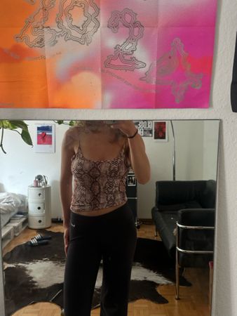 schlangen muster top 
