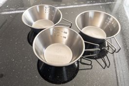 3 × Snow Peak Titanium Sierra Cup – ungebraucht