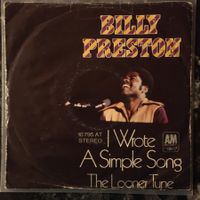 BILLY PRESTON - i wrote a simple song - single