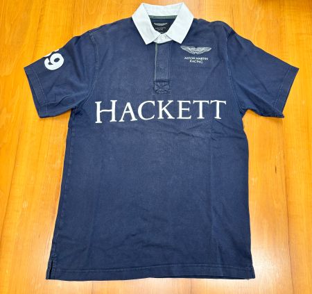 Hackett London Aston Martin Polo Gr. S Blau | Gebraucht