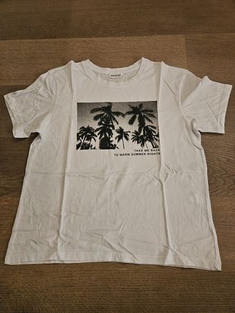Sommer T-Shirt mit Palmen Print, Grösse M