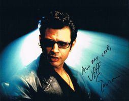 Jeff Goldblum 1952- Autogramm signiert Foto 20x25cm