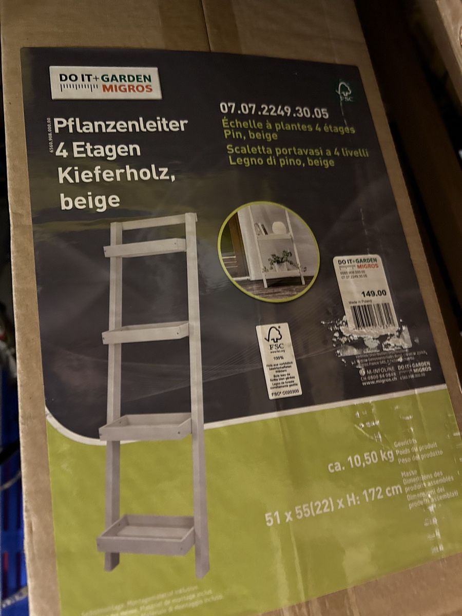 Altro per la casa: Pflanzenleiter weiss, neu – Nuovo e nell'imballaggio originale da Wagen venduto da Ramona01