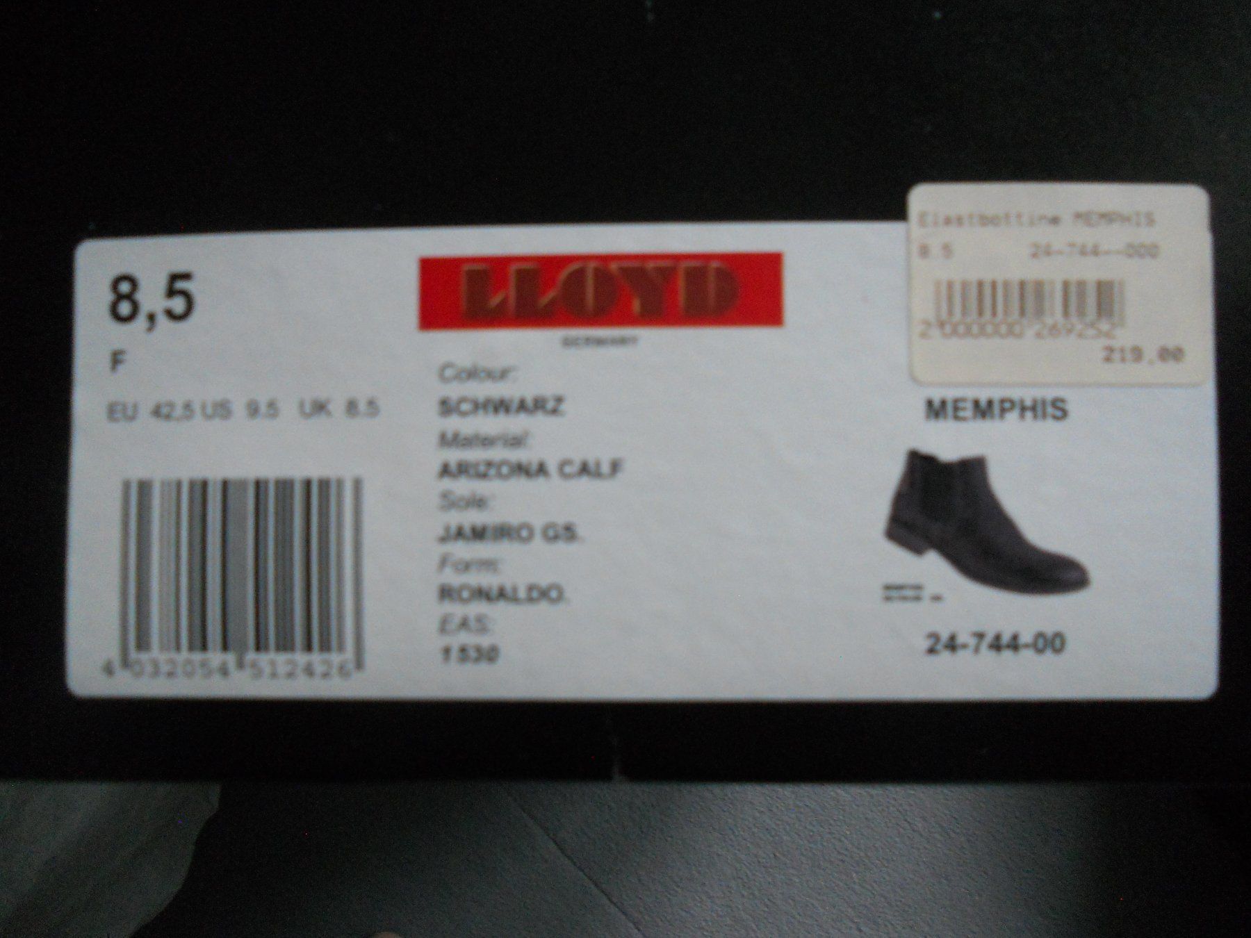 Herrenschuhe: LLOYD Herren - Stiefel / Bottine NEU – Neu und originalverpackt aus Bern von Miou6 6