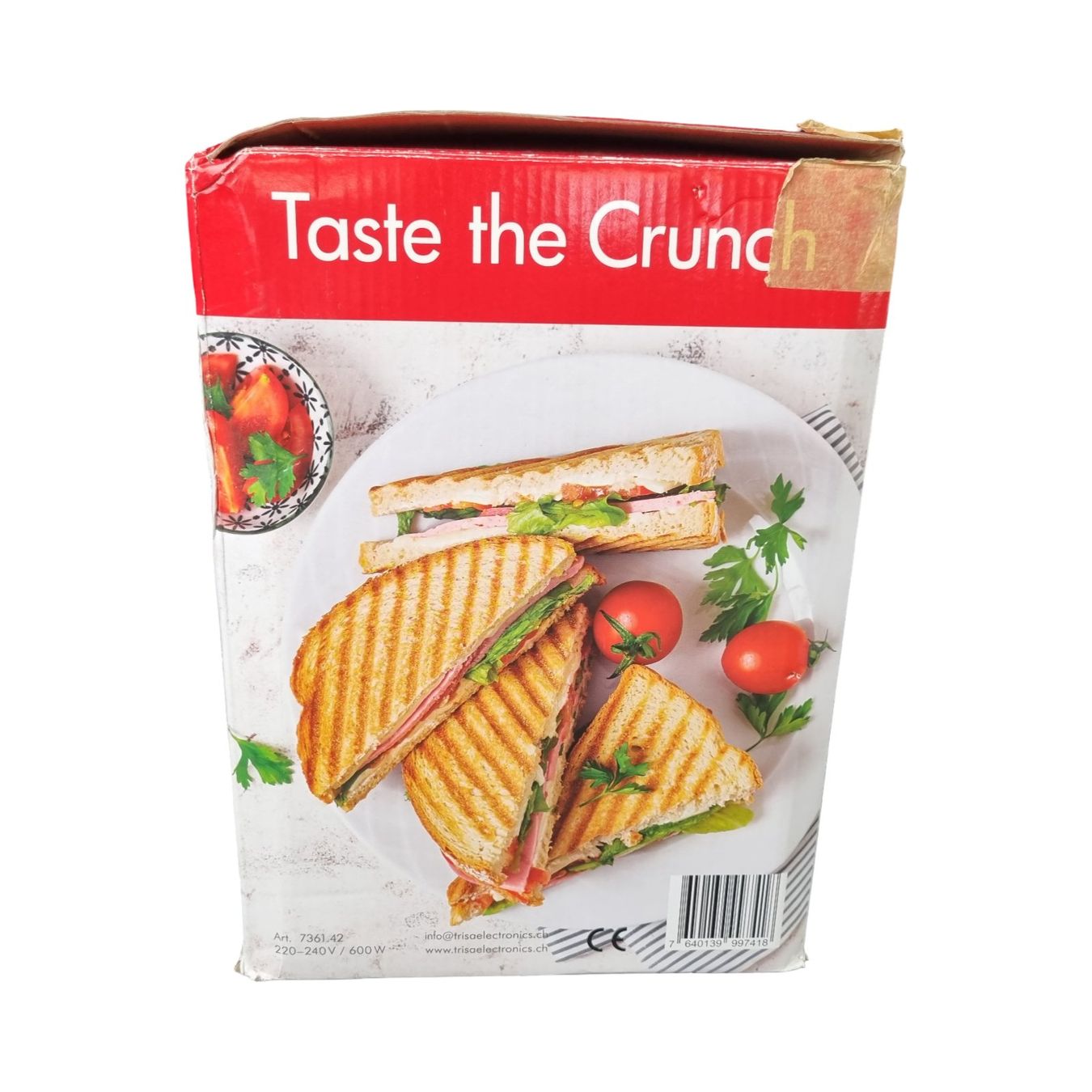 Trisa Elettrodomestici da cucina: TRISA Crispy Snack Toaster – Nuovo (secondo la descrizione) da Wangen b. Olten venduto da Restwert_Wangen 7
