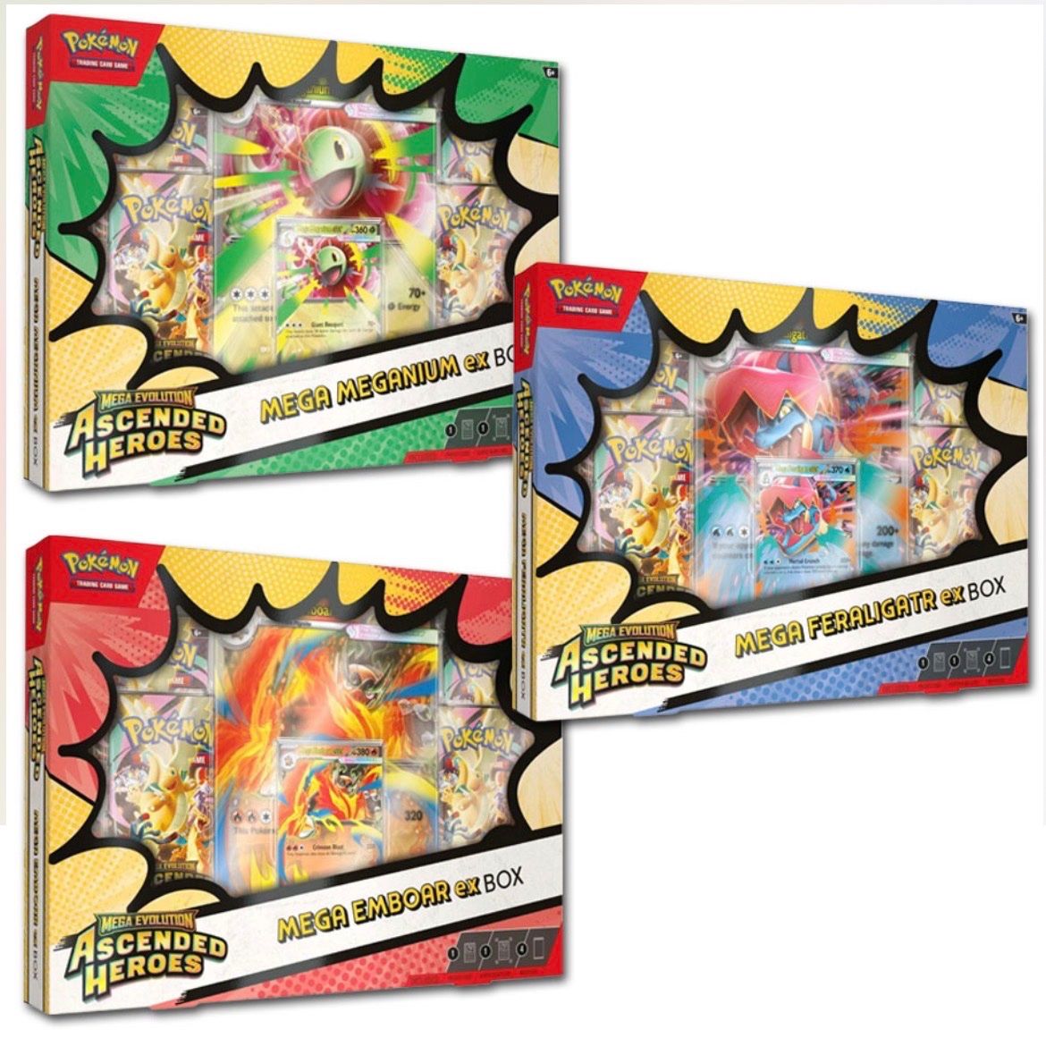 Pokémon Carte collezionabili: 3x ascended Heroes ex boxen random🏴󠁧󠁢󠁥󠁮󠁧󠁿 – Nuovo e nell'imballaggio originale da Dübendorf venduto da LCDH55