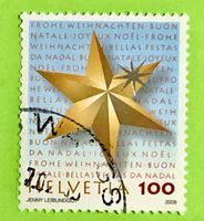 Nr.1292 Stern Sondermarken Weihnachten GESTEMPELT 2008   