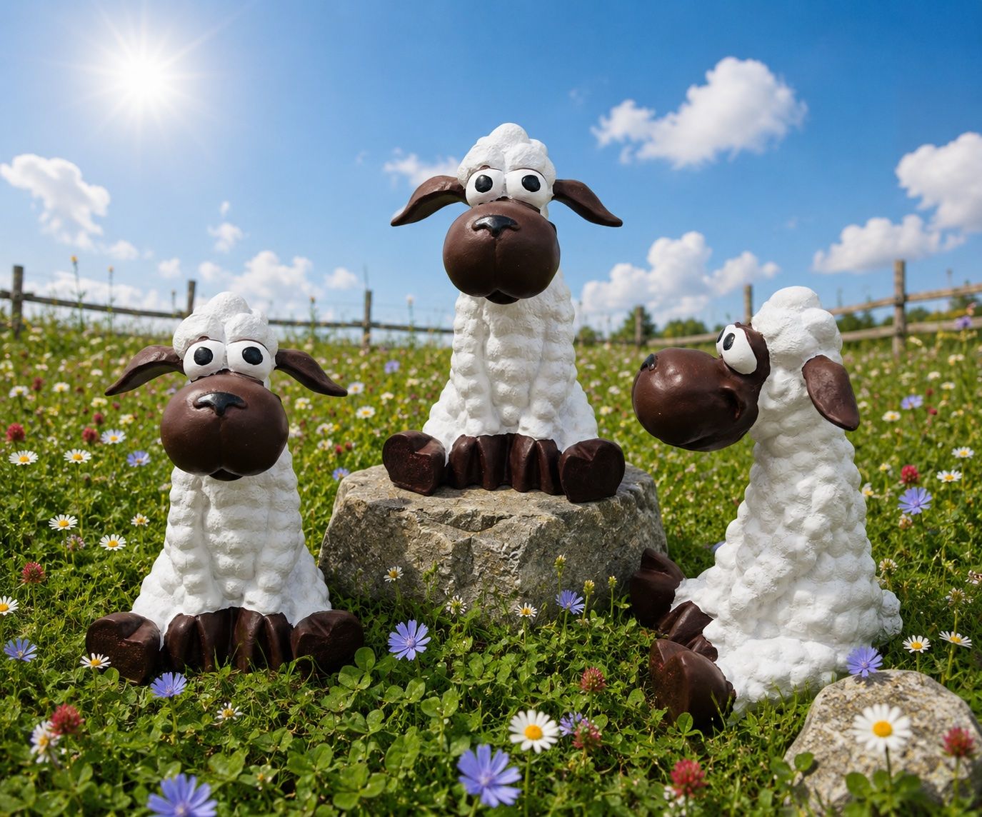 Statuette: Schaf Molly – Nuovo e nell'imballaggio originale da Bern venduto da zwirbelch