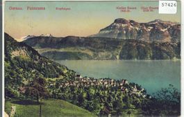 Gersau - Panorama - Litho