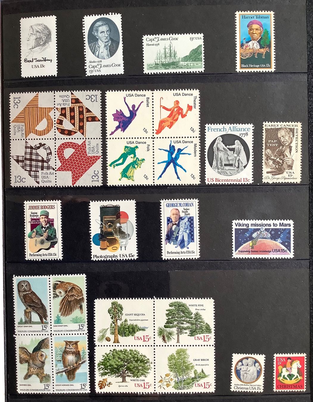 Tutti i francobolli: 1978  - USA Jahresausgabe Postfrisch ** – Nuovo (secondo la descrizione) da Liestal venduto da Skunk02 1