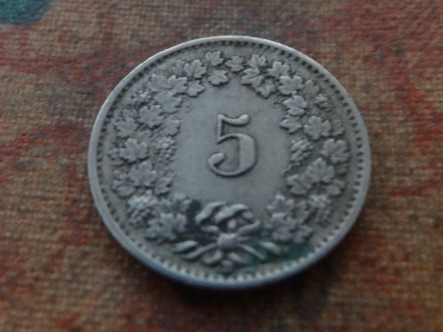 Tutti le monete: 5 Rp. 1949  (D) – Usato da Romanel-sur-Lausanne venduto da Swift13 1
