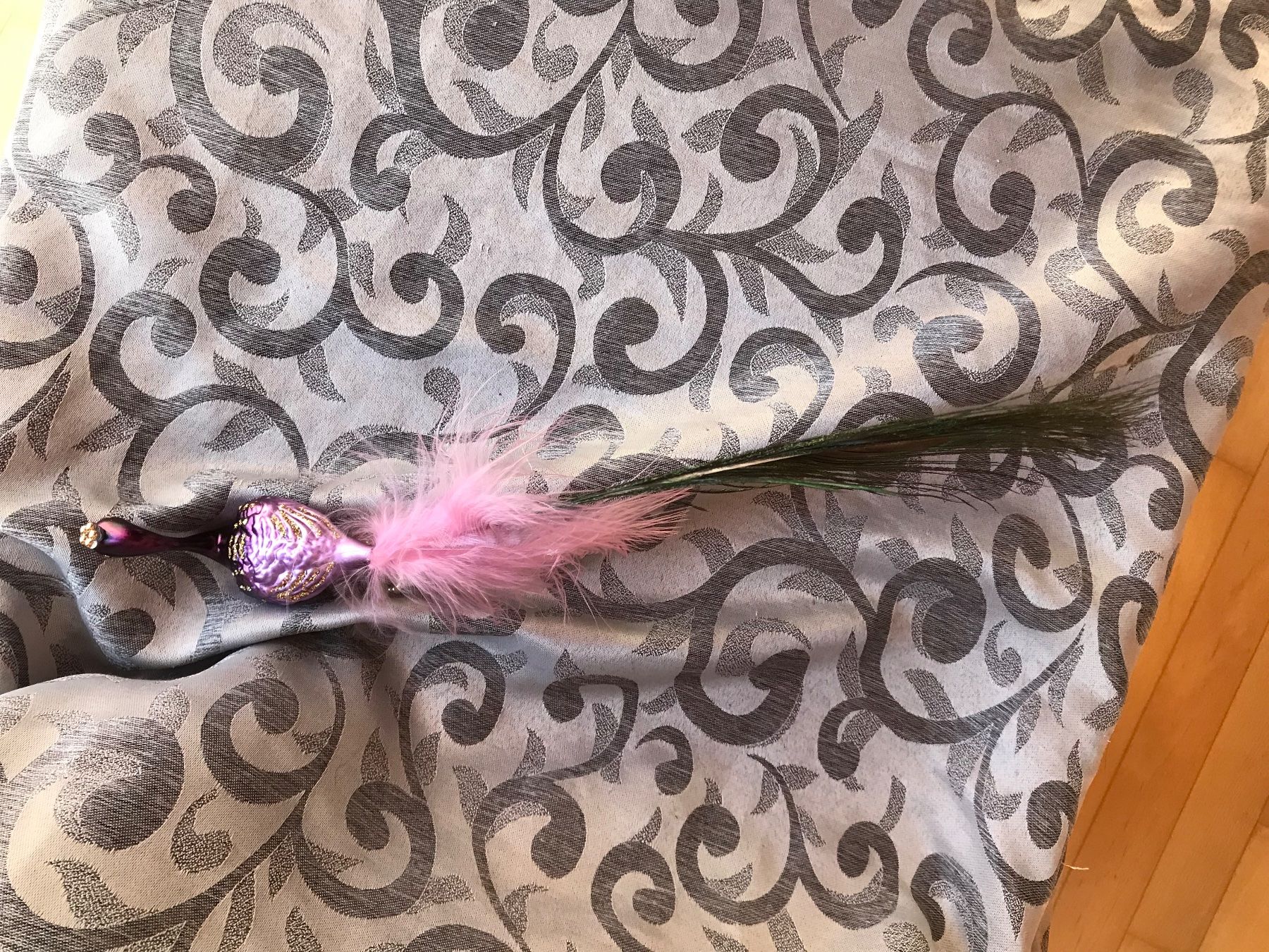 Tutte le decorazioni: Pfau lila- rosa Christbaumschmuck Vogel – Nuovo e nell'imballaggio originale da Alpnach Dorf venduto da marvo 3