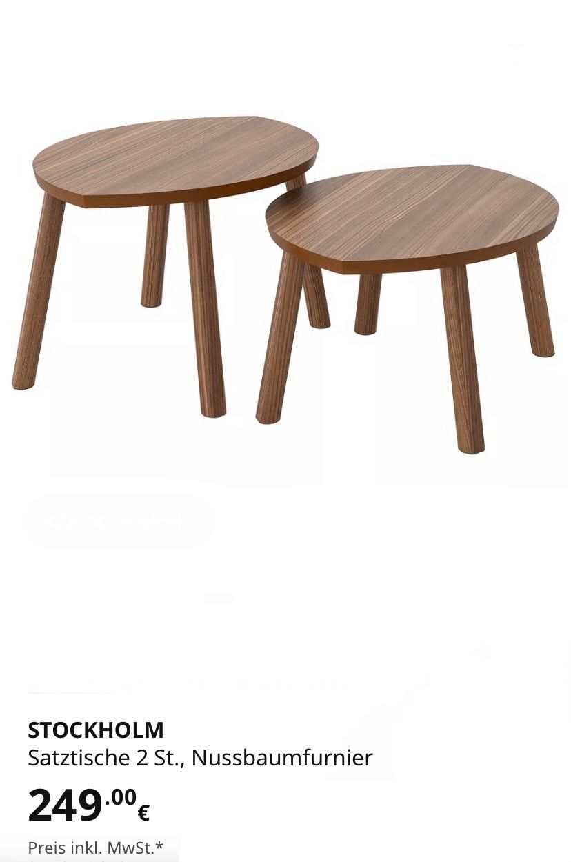 Ikea Tables: IKEA Stockholm Couchtisch 2er-Set – D'occasion à Bern par kat_d9p5 1