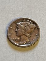 USA Mercury Dime 1942 Silber gute Erhaltung