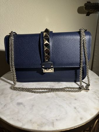 Valentino Garavani Tasche, dunkelblau, neuwertig,Top!