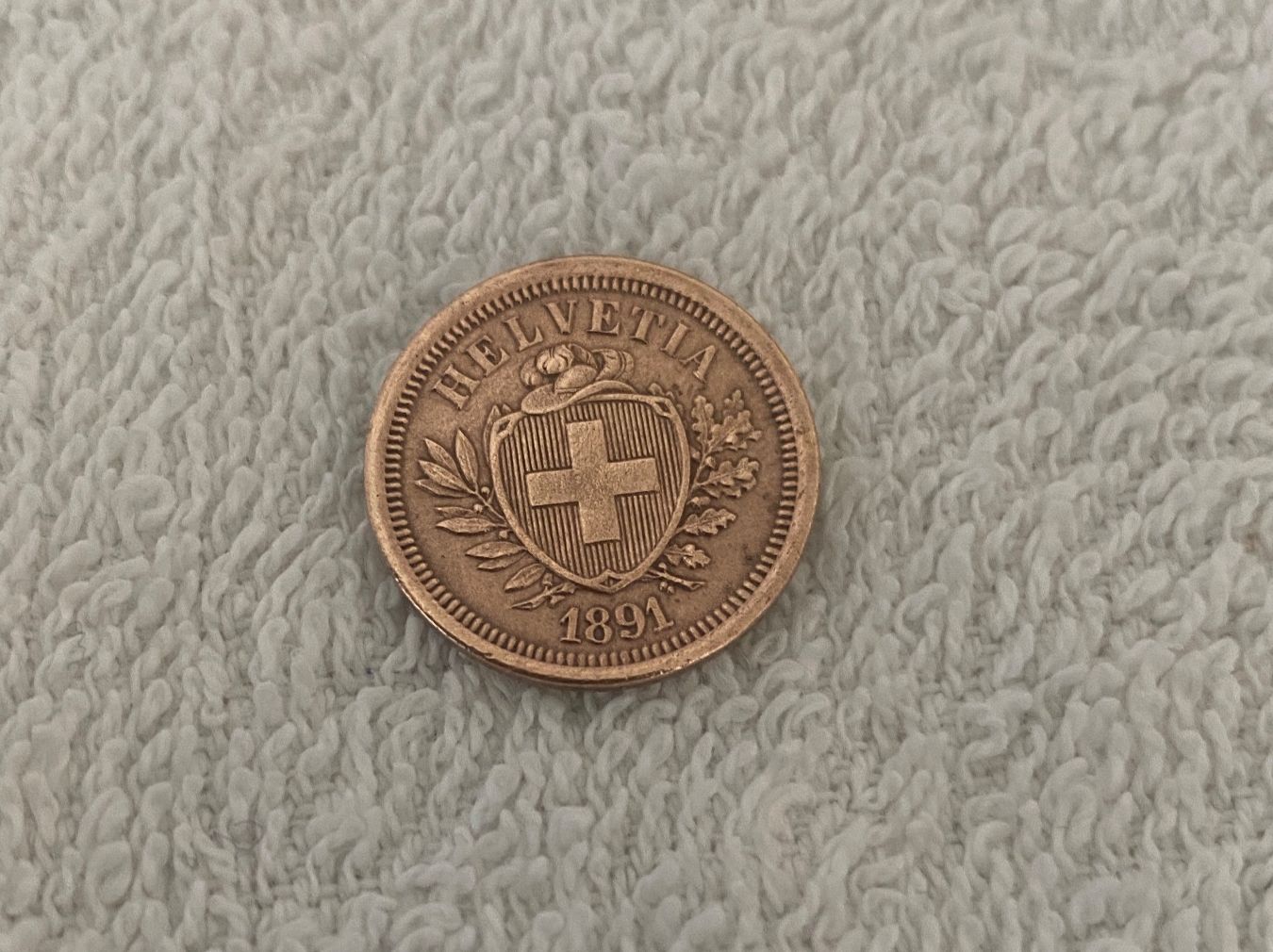 Tutti le monete: 1 centime/Rappen 1891 BR – Usato da Nyon venduto da Ilmi09
