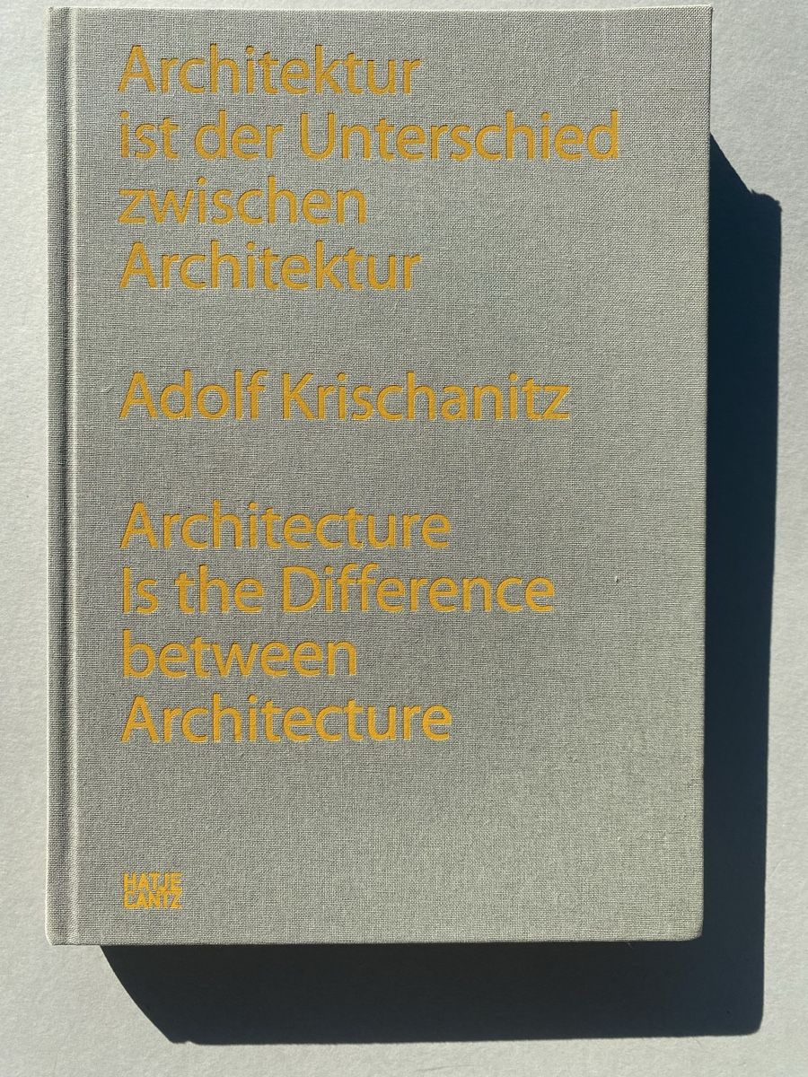 Libri: Adolf Krischanitz Architecture Book, Marcel Meili – Nuovo (secondo la descrizione) da Zürich venduto da lesgarcons 1