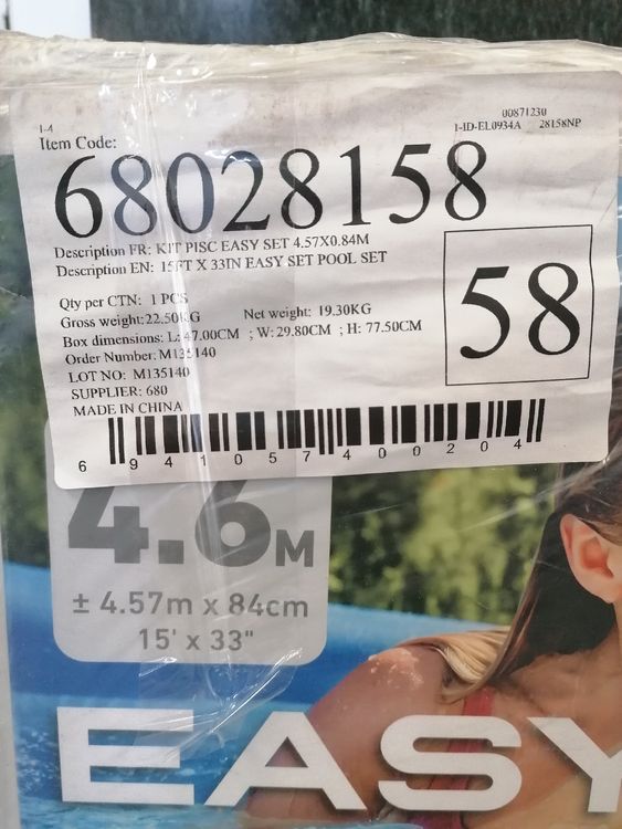 Intex Schwimmbad: Piscine Intex Easy Set 4,57m x 84cm neuve – Neu und originalverpackt aus Genève von Qanil77 1