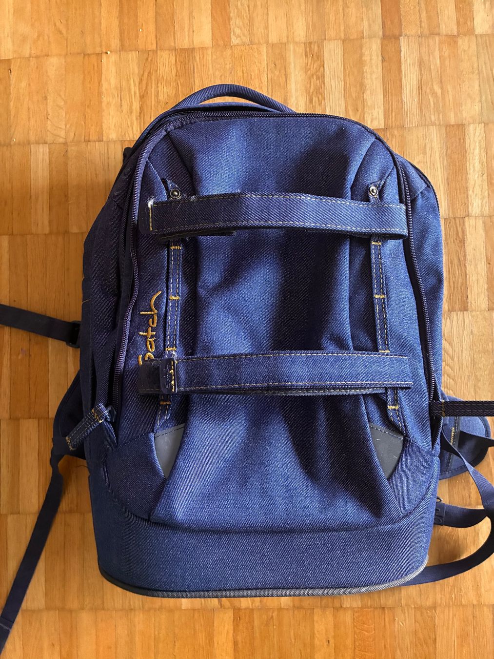 Satch Borse & Zaini: Satch Pack Schulrucksack Denim – Usato da Davos Platz venduto da hugo-peter