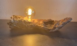Lampe en bois flotté, pièce unique ! Avec ampoule