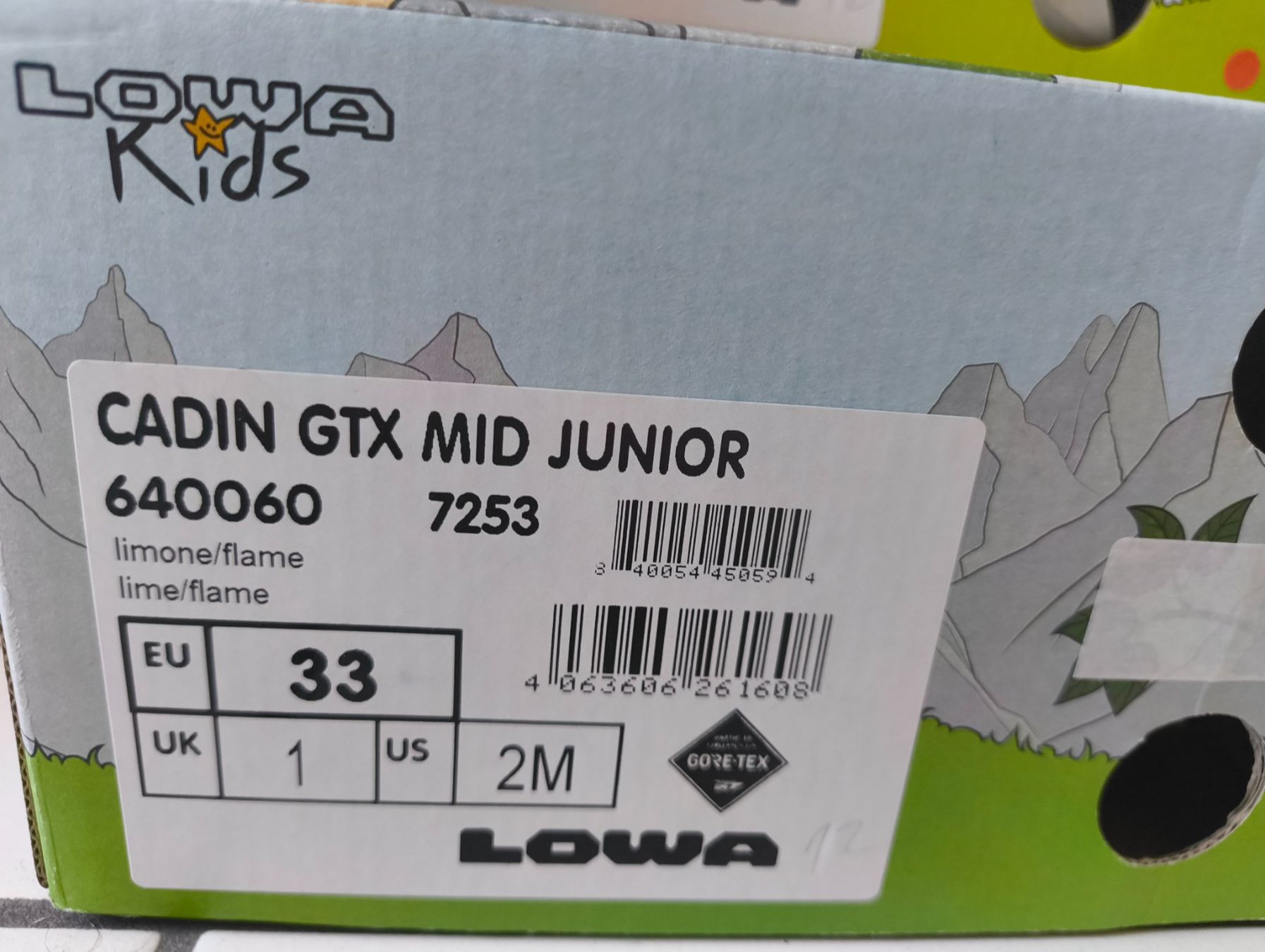 Lowa Chaussures garçon: Lowa Wanderschuhe CADIN GTX MID JUNIOR Gr 33 – Neuf avec emballage d'origine à Uitikon Waldegg par PJLS1 4