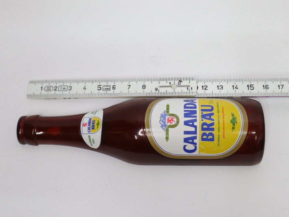 Apribottiglie & Tappi per chiusura: Calanda Bräu Werbung  Flaschenöffner – Usato da Eschenbach SG venduto da Astalavista 2