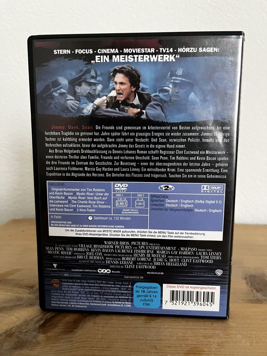 Alle DVDs: Mystic River - DVD 2-Disc Edition – Gebraucht aus Bassersdorf von McRob00 2