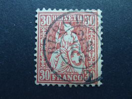 1862 Nr. 33 mit Vollstempel BURGDORF