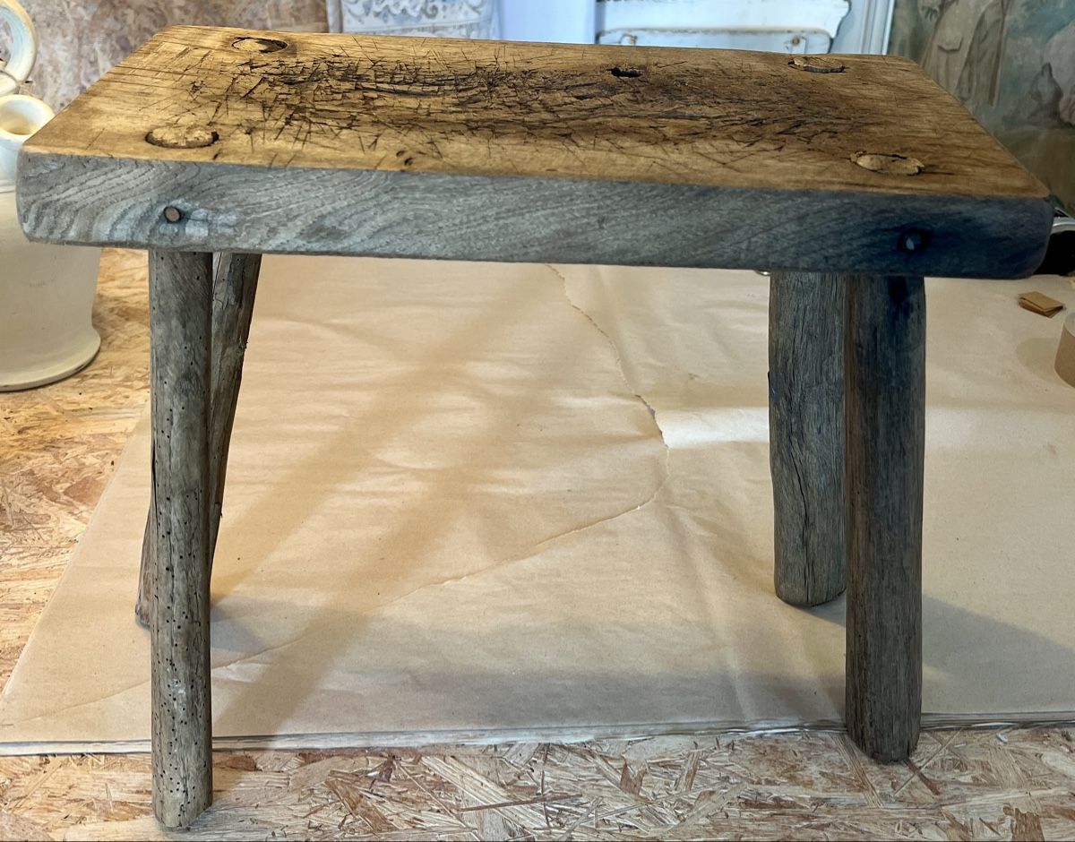 Sgabelli: Hocker alt Schemel Beistelltisch – Usato da Sirnach venduto da dasrosahaus 3