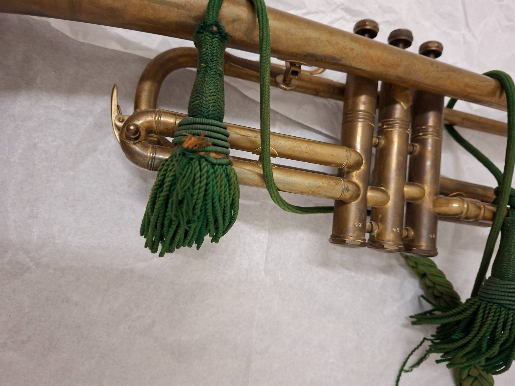 Musikinstrumente: Cornet mit Schnur und Quaste – Gebraucht aus Olten von Mezopotamya 5