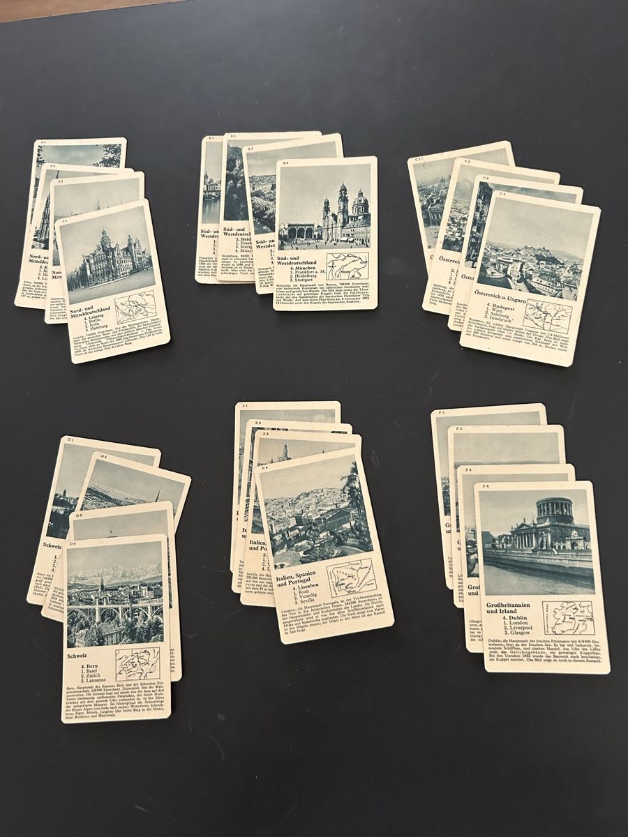 Spiele: Antikes HAUSSER QUARTETT von 1930 – Gebraucht aus Zumikon von tuna007 1