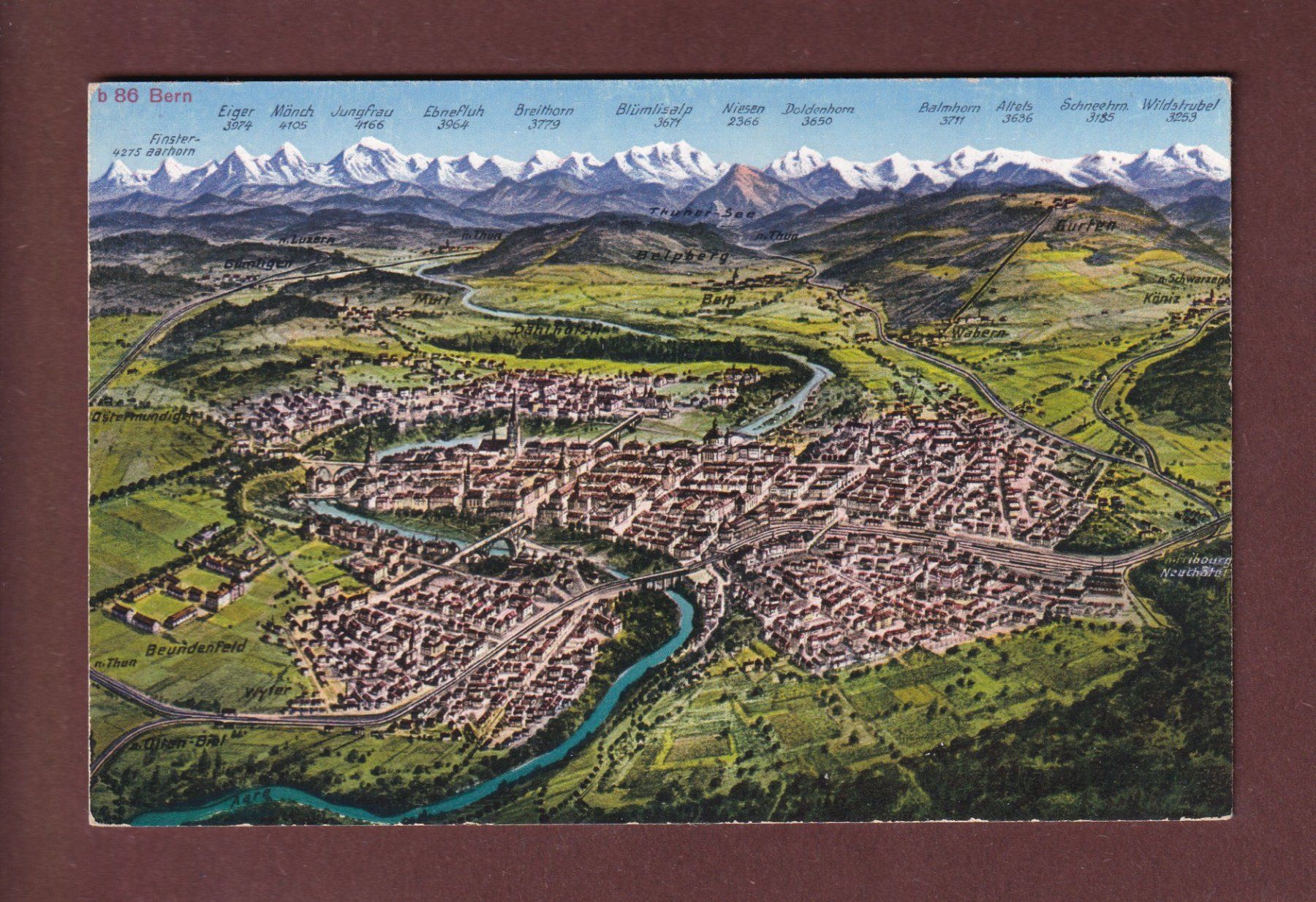 Ansichtskarten: BERN - Totalansicht – Gebraucht aus Pully von nicecards-shop