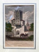 🌟Antiker Stich um 1850 Köln Severinstorburg Deutschland 🌟