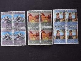 Europa ganzer Satz 4er Blöcke 1975   B1509O