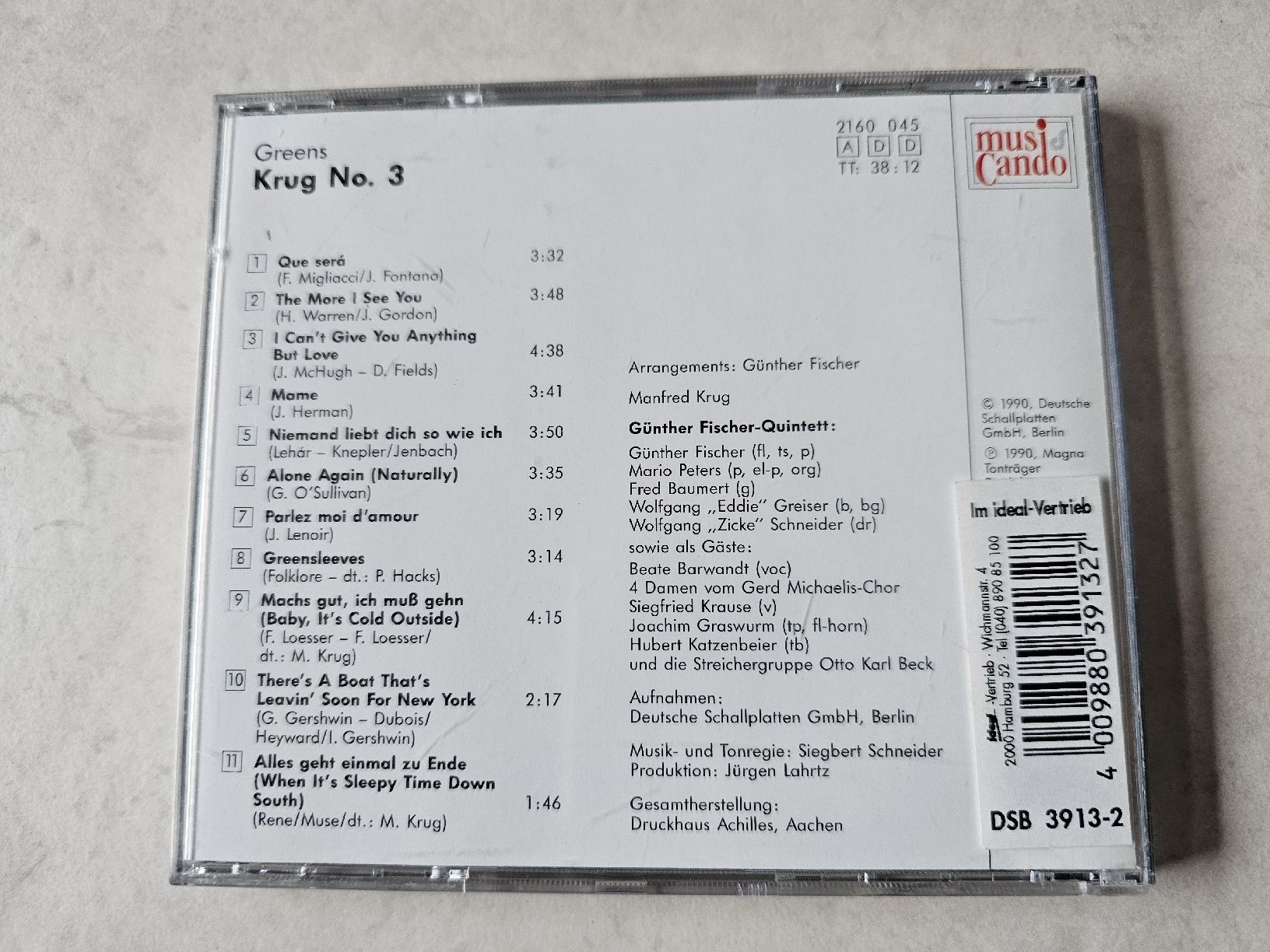 CD: Greens  -  Krug No. 3 – Usato da Schneisingen venduto da backstore24 1