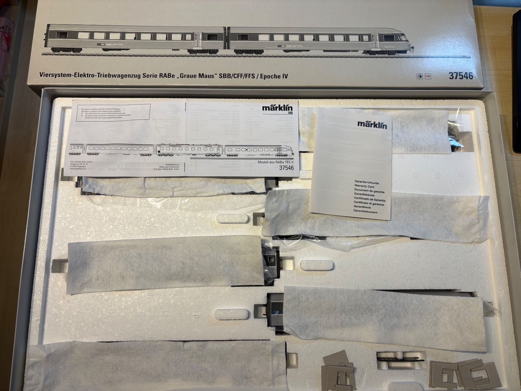 Märklin Modellini di ferrovie: Maerklin 37546 TEE Gris souris 6 éléments – Nuovo e nell'imballaggio originale da Corcelles Payerne venduto da Pierre66 8