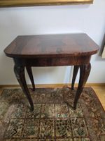 Wiener Antiker Beistelltisch-Wandtisch Palisander