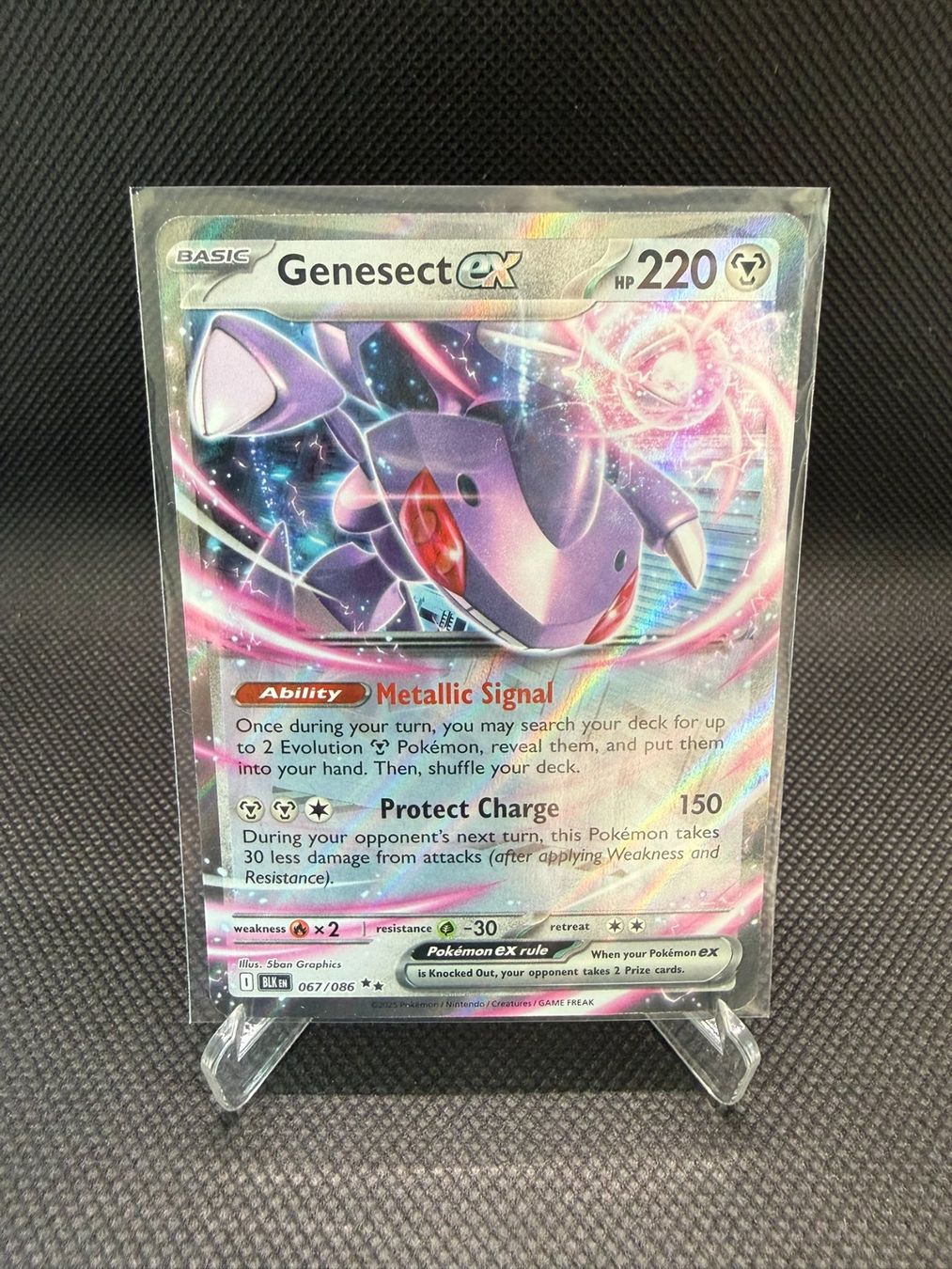Pokémon Carte collezionabili: Pokemon Black Bolt Genesect ex 067/086 – Usato da Horn venduto da Chilldone