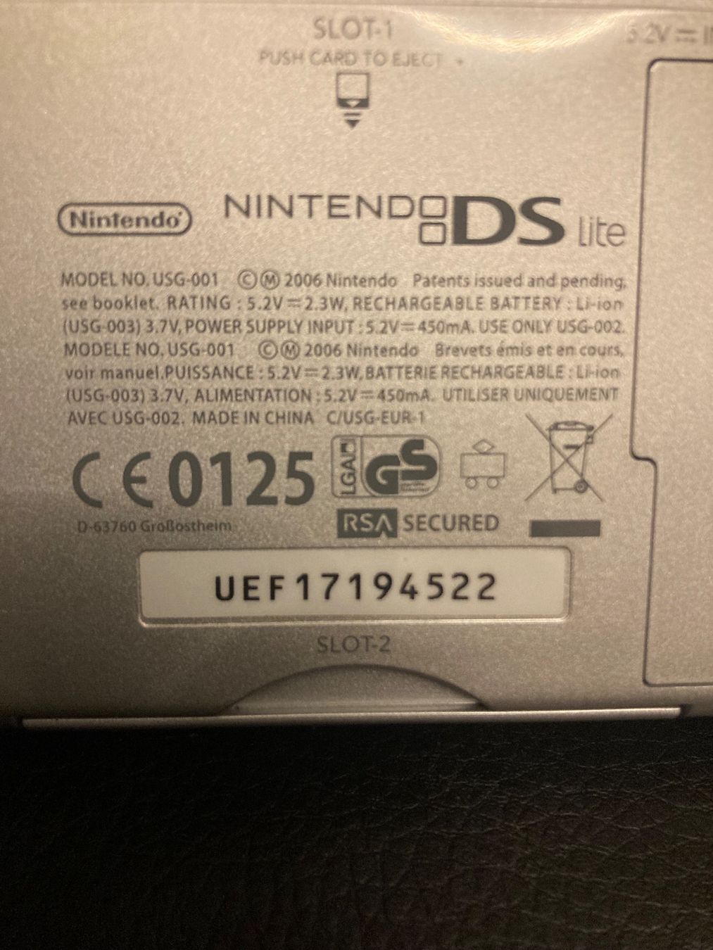 Nintendo Console: Nintendo DS Lite Silber Mint!! – Nuovo (secondo la descrizione) da Bern venduto da TotheMoonnn 3