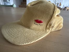 Casquette Alpraush velours moutarde unisex