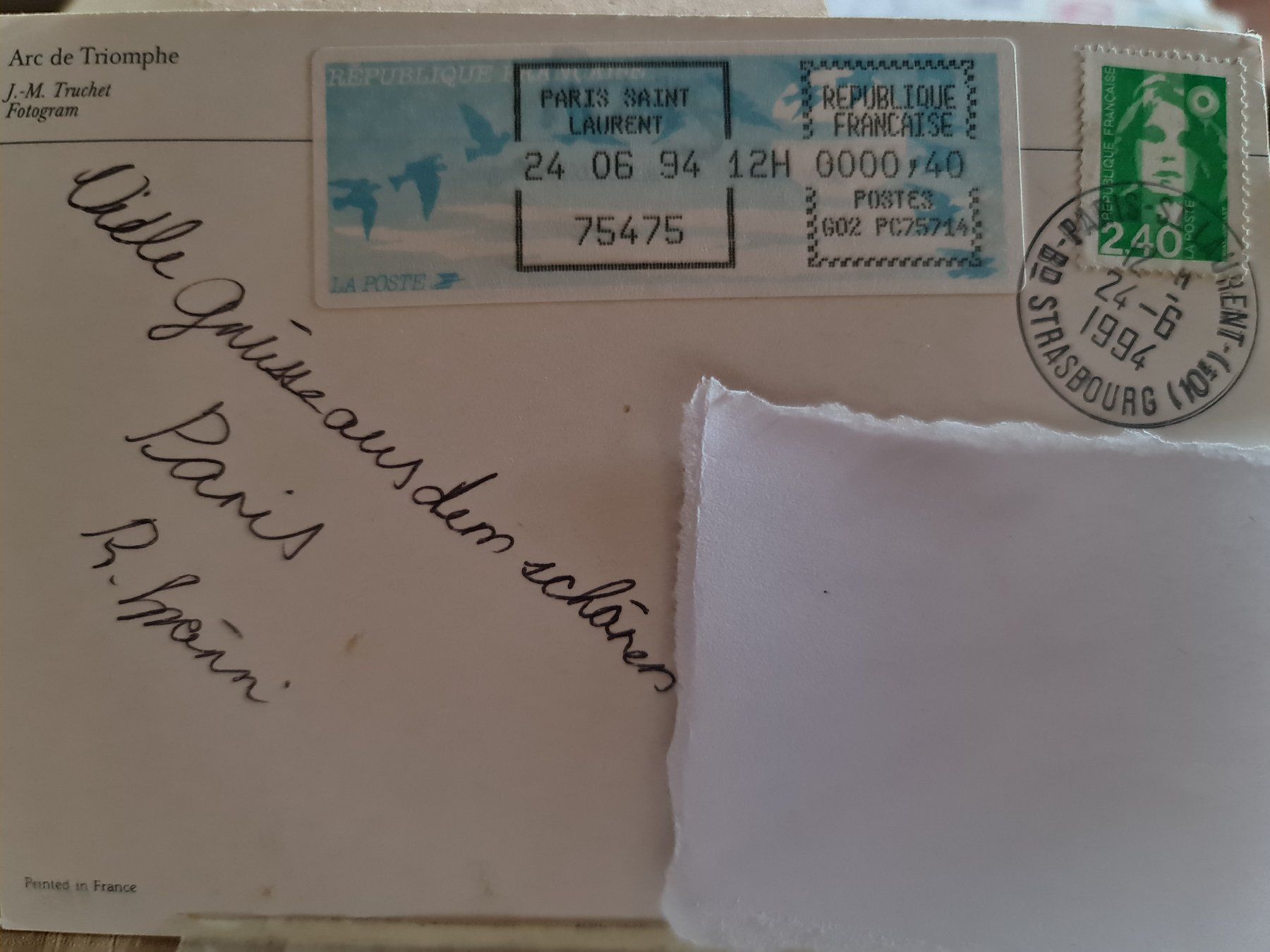 Cartoline postali: Paris – Usato da Dintikon venduto da Vexi 1