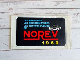 Dépliant Poster Norev - 1969