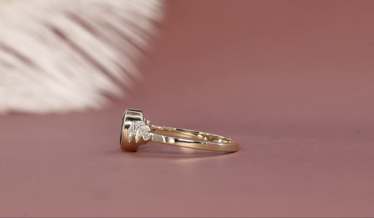 Anelli: 9K Goldring in schönem Design – Usato da Staufen venduto da SilveRain 3