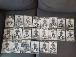 Fc Basel Autogrammkarten Fussballer Pax 84-85