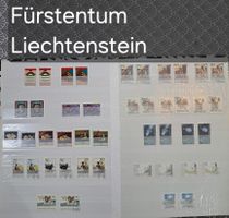 Liechtenstein Briefmarken Sammlung mit ungestempelten Marken