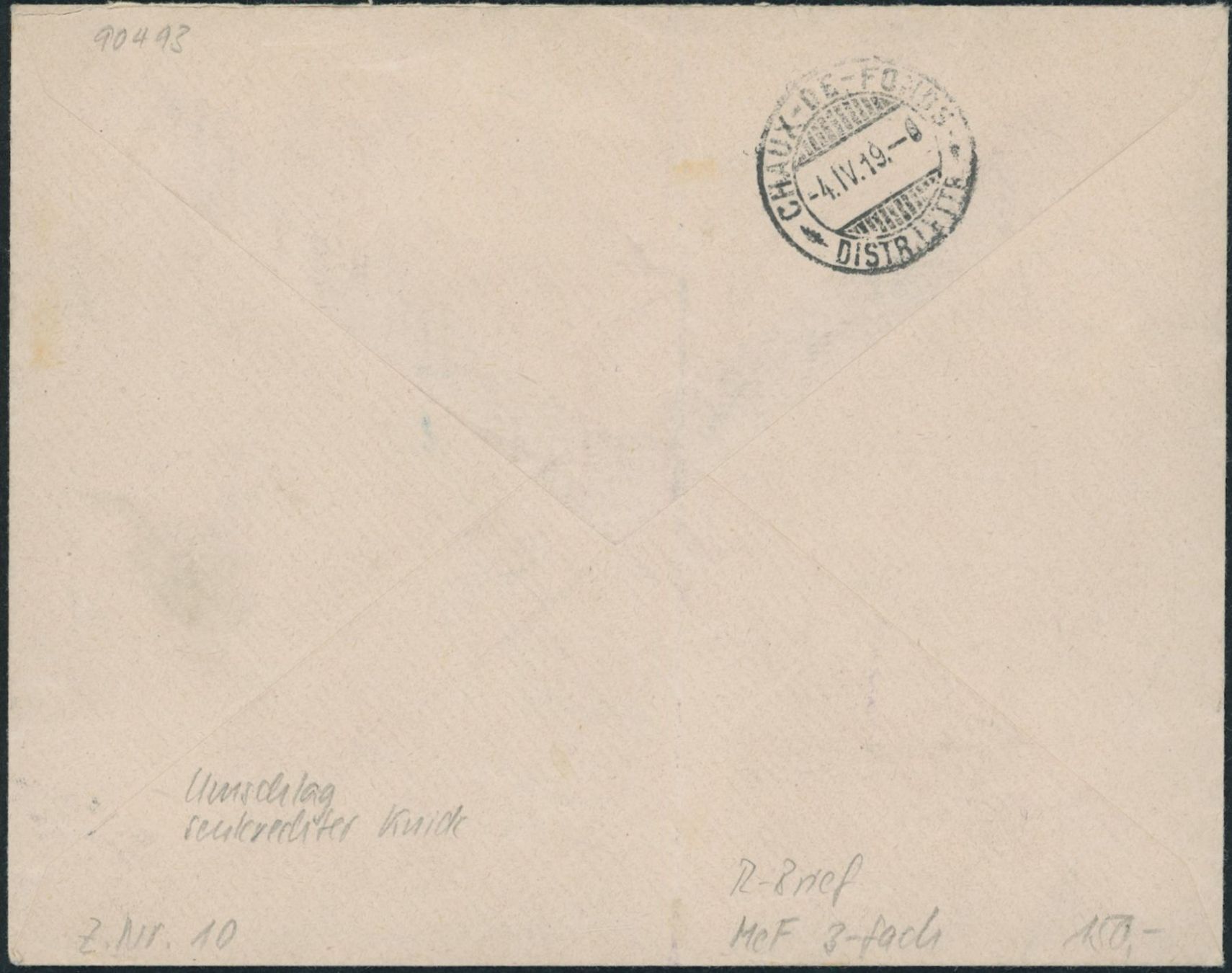 Tutti i francobolli: 1918 - Pro Juventute - R Brief - MeF – Usato da Schindellegi venduto da leecollect 1