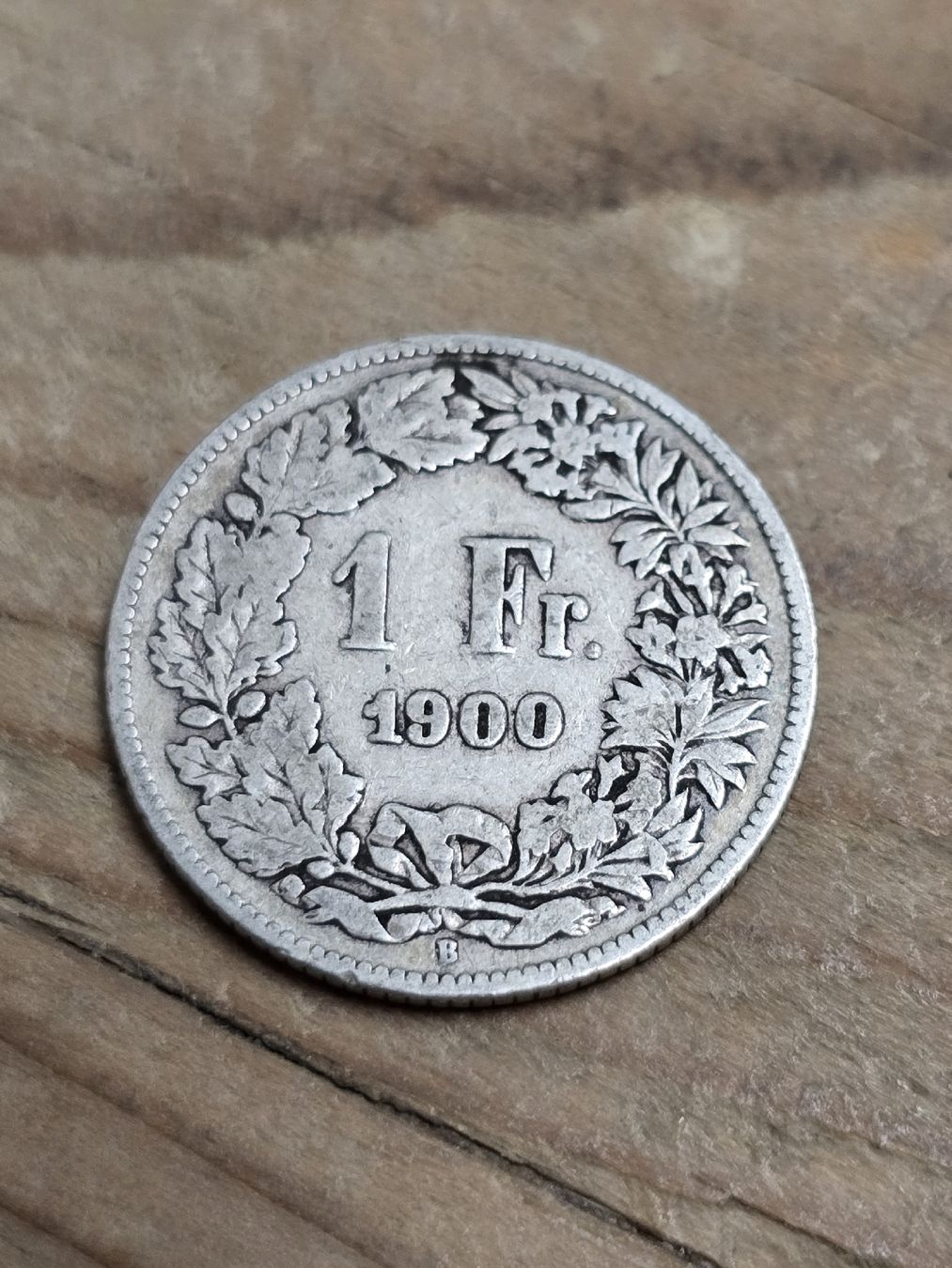Tutti le monete: 2Stk Silber 1Franken 1900 – Usato da Pfäffikon SZ venduto da 26.4.14.17.25 2