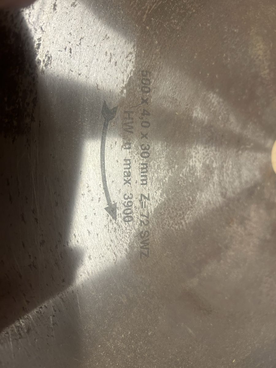 Seghe: Fräseblatt 500mm – Usato da St.Silvester venduto da 1736frosch1962 1