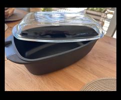 Migros Kitchen Bräter mit Glasdeckel, neuwertig!
