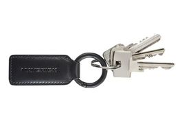 Schlüsselanhänger Leder schwarz von Maverik